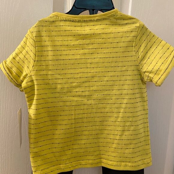 Fred & Flo F&F Tesco Yellow Emoji Top and Pants Set Baby Boys Size 18 Months NWT - Picture 7 of 8